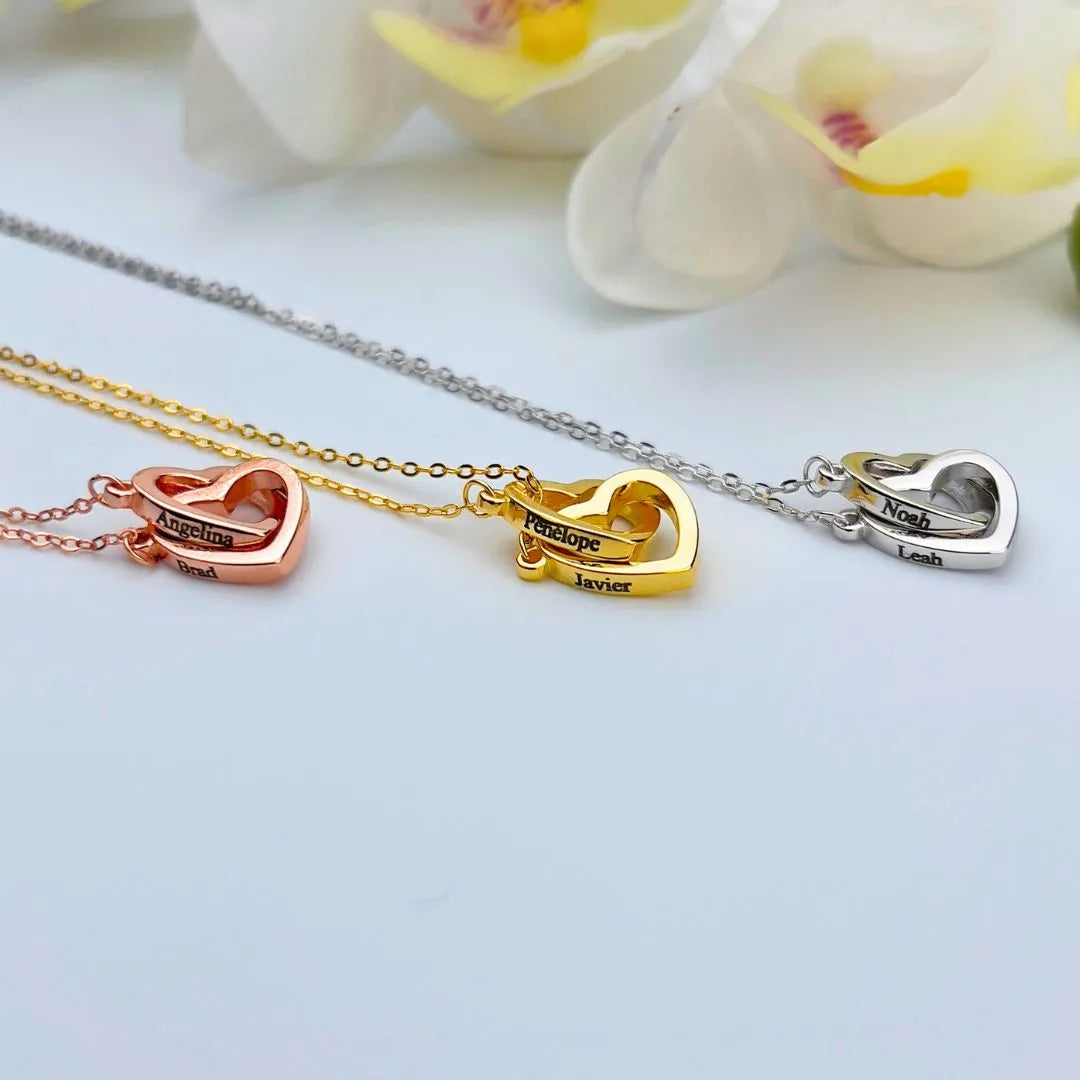 Eternal Rose Bear & Personalized Necklace
