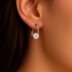 Pendientes Circonita - Plata