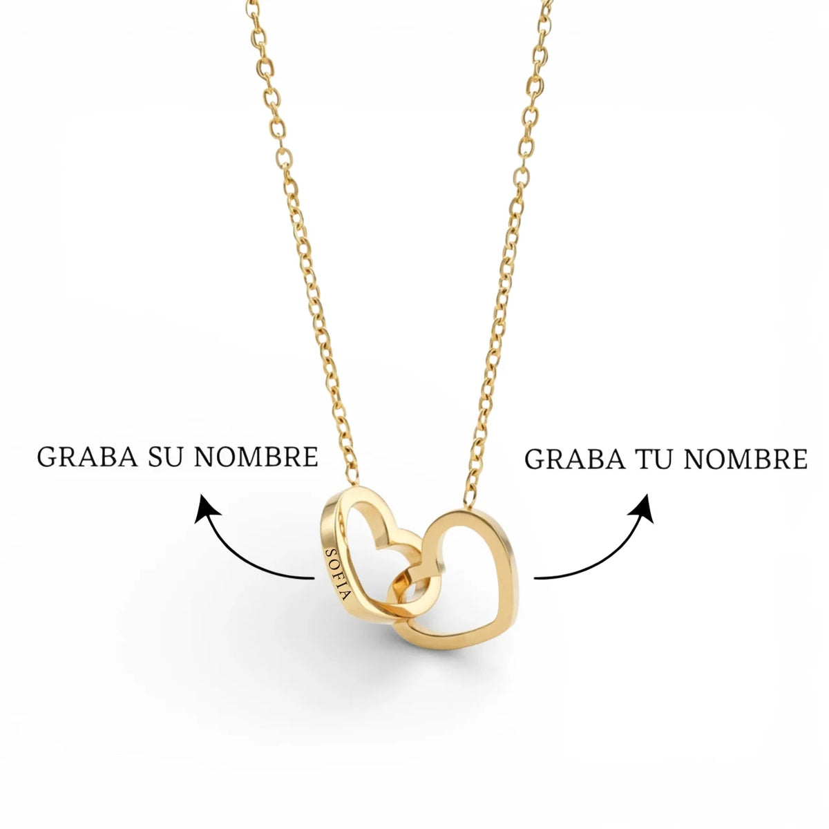 Caja de Rosa Eterna | Rosa Real y Collar Personalizado en Oro 18k