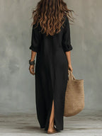 Sheila | Vestido maxi con silueta versátil