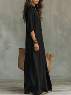 Sheila | Vestido maxi con silueta versátil