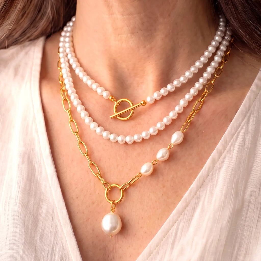 Collar Perla Infinity