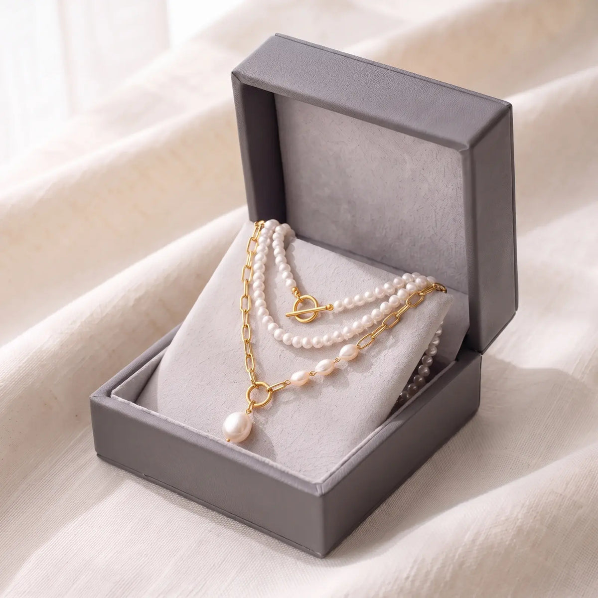 Collar Perla Infinity