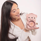 Eternal Rose Bear & Personalized Necklace