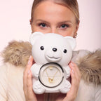 Eternal Rose Bear & Personalized Necklace
