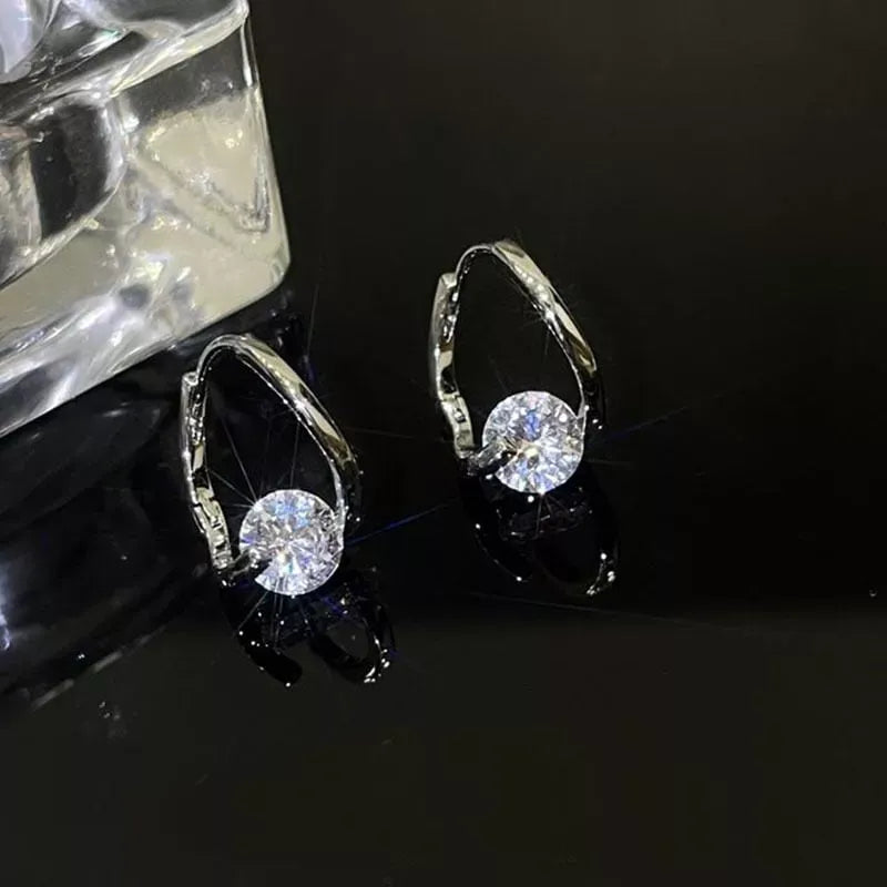 Pendientes Circonita - Plata